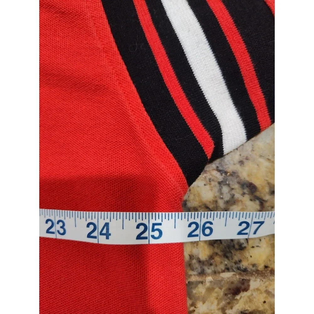 Vintage Tampa Bay Buccaneeers Polo Shirt Adult XLarge Red Black White NFL - Picture 3 of 16
